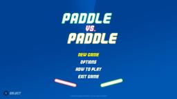 Paddle Vs. Paddle Title Screen